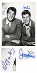 Dean Martin & Jerry Lewis 11 x 14 Signed Photo